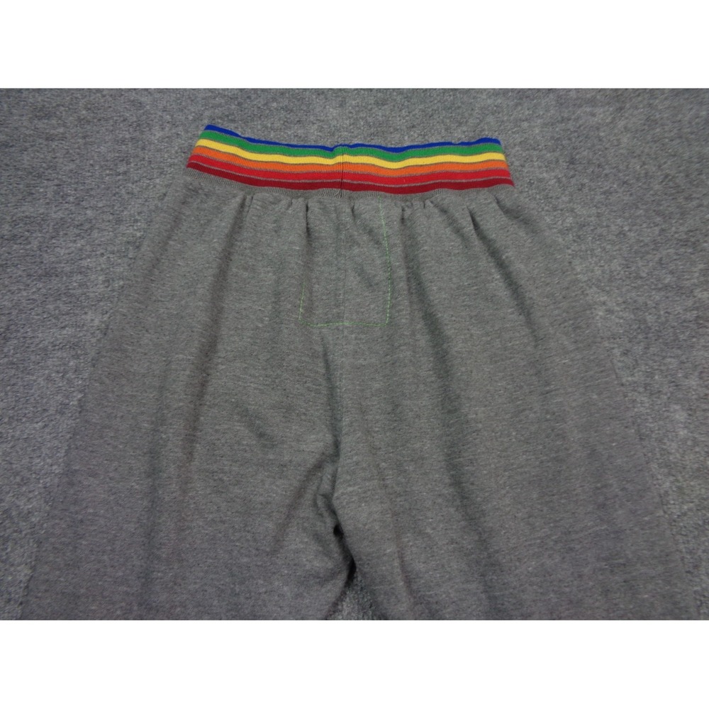 Aviator Nation Sweatpants Womens S Gray Neon Striped Classic Comfort - Picture 7 of 12
